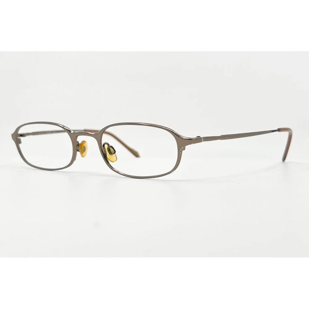 Organix Eyeglasses Frames Unisex Brown Oval OR222 564 48-20-140mm